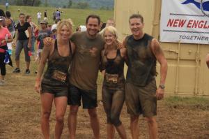 Andrea, Kirk, Shelby, and Adam during their last Tough Mudder.
